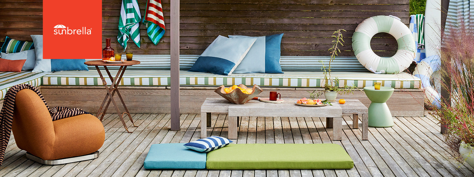 Outdoor patio shop cushions sunbrella